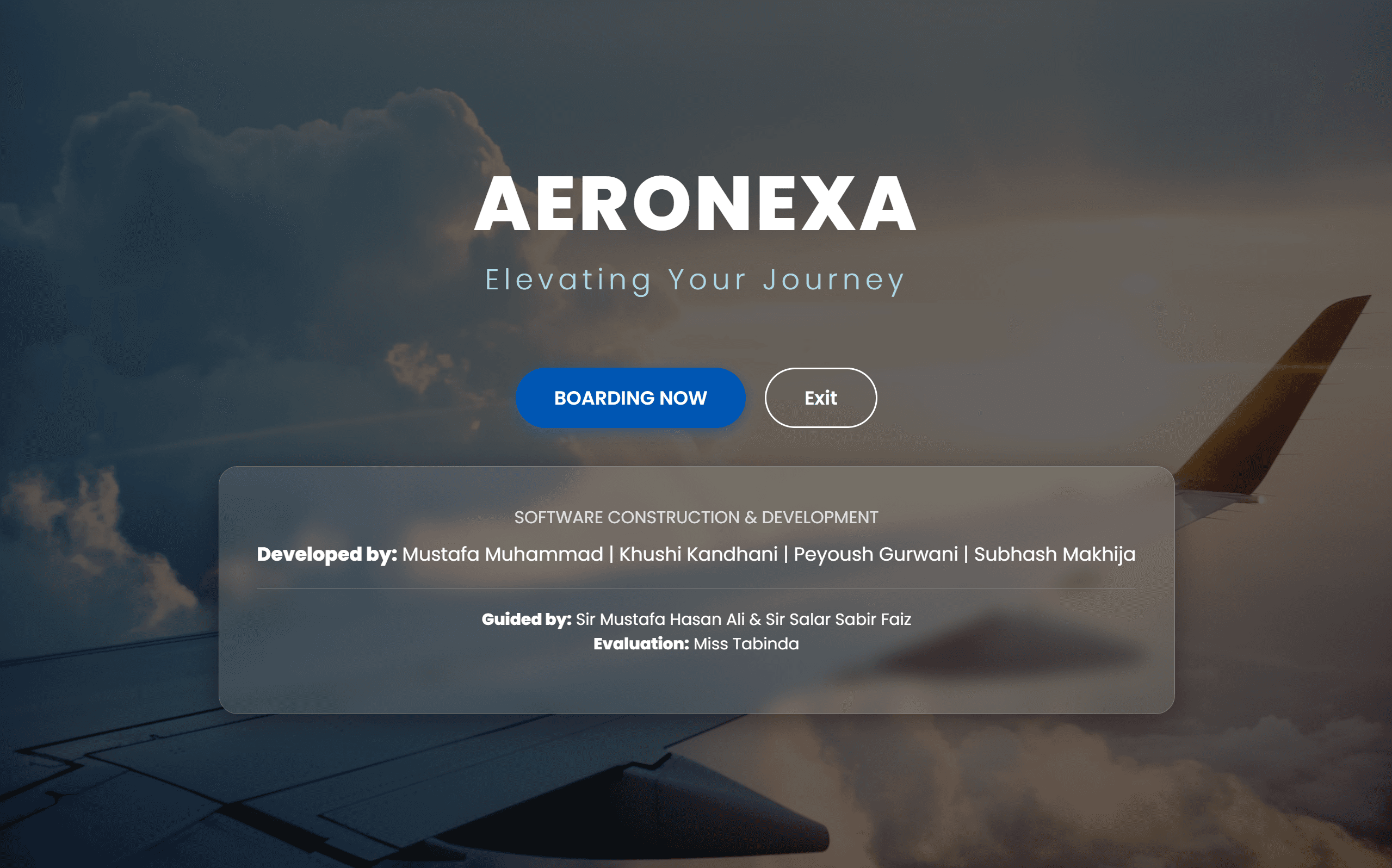 AeroNexa — Airline Management System